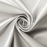 Locally Sourced Bridal Satin Fabric— From Marietta, Georgia— Silver Color— 52" Width—Available by the Yard—Nationwide Shipping